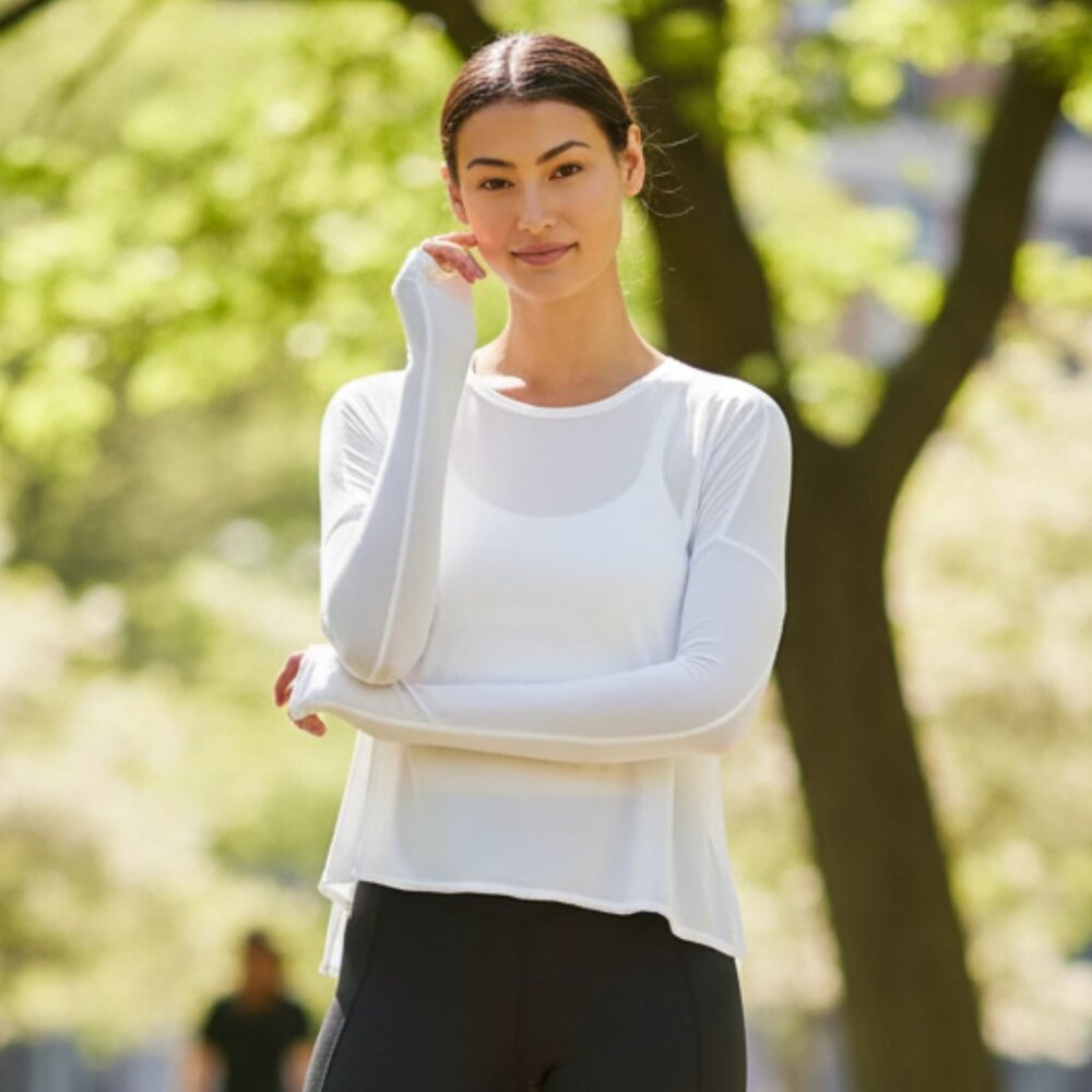 Alala The Breakers Ultra Soft, LS Tee, White, XS, NWT